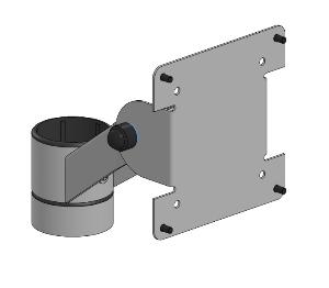 SpacePole, fästplatta för kundskärm, Vesa 75/100 mm