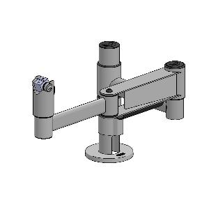 SpacePole, komplett stolpe med flerledad arm