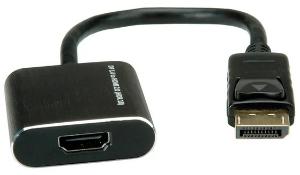 HDMI-adapter för laptops med Display-port, längd 10 cm