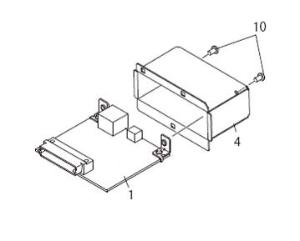 Chassi till Ethernet PCB FVP10