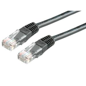 Ethernetkabel, UTP CAT 6, Svart, 1 m